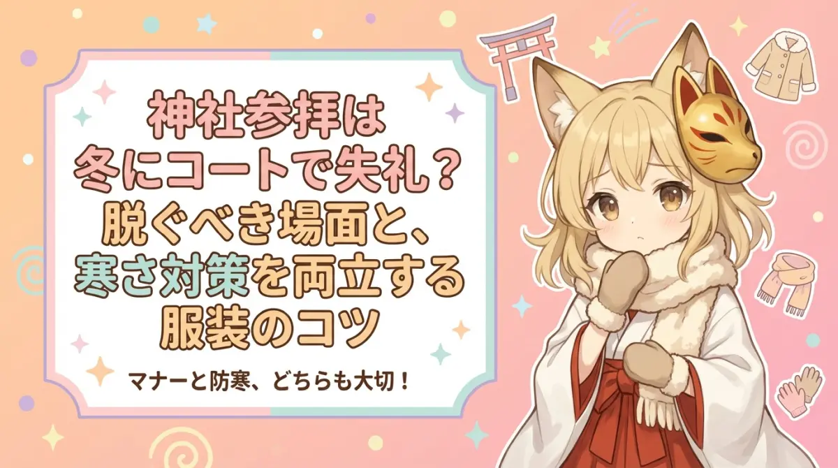 神社参拝｜冬のコートはOK？