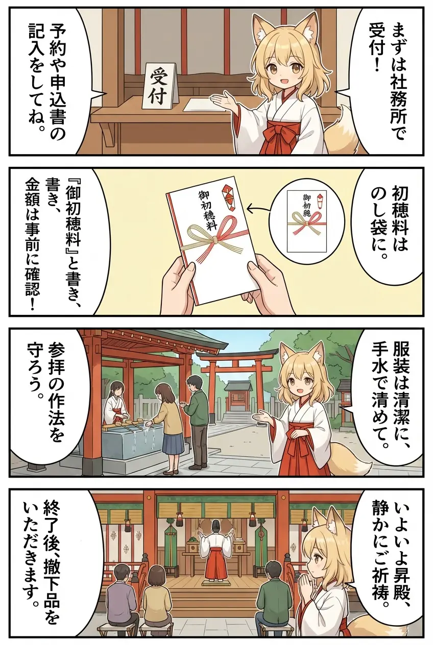 なんの神様.jp | 神社の厄除けはどうやる？受付から当日の流れ、初穂料、服装・作法までやさしく手順解説