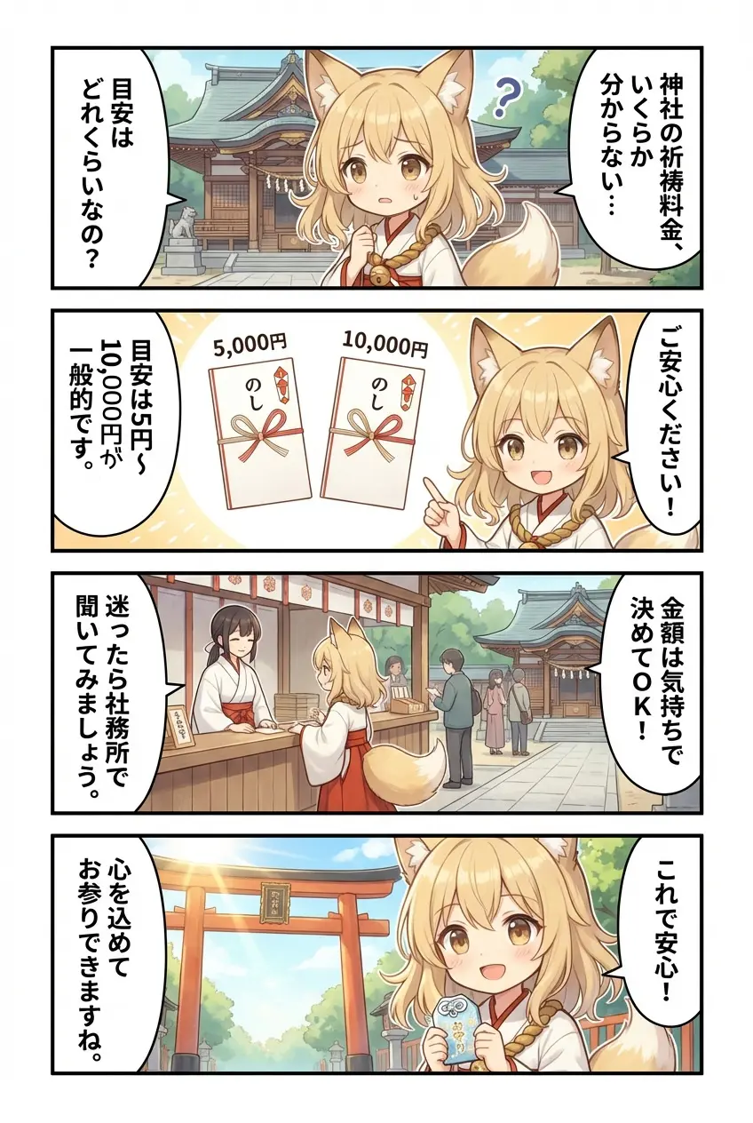 なんの神様.jp | 神社の祈祷料金の目安は？（初穂料）5,000円〜10,000円が多い理由と迷わない決め方