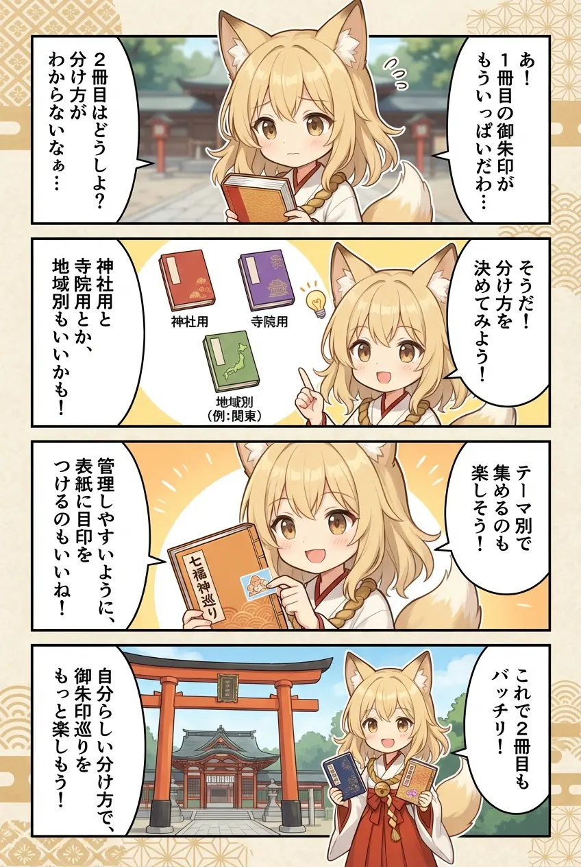 なんの神様.jp | 御朱印帳2冊目はどうする？分け方のおすすめと、管理しやすい続け方