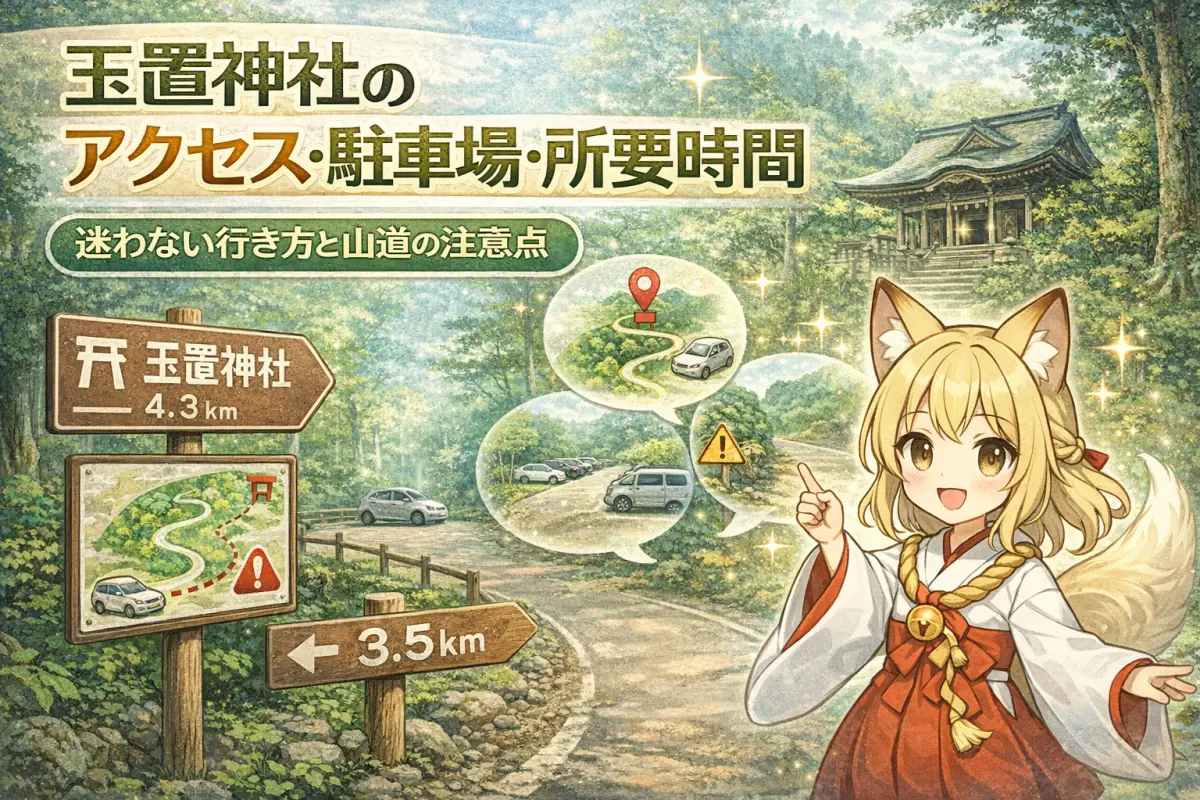 玉置神社のアクセスと迷わない行き方