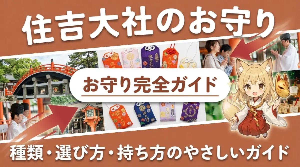 住吉大社のお守り｜種類・選び方・持ち方