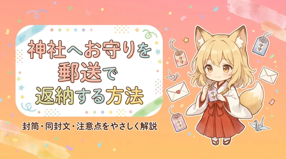 神社へお守りを郵送で返納する方法