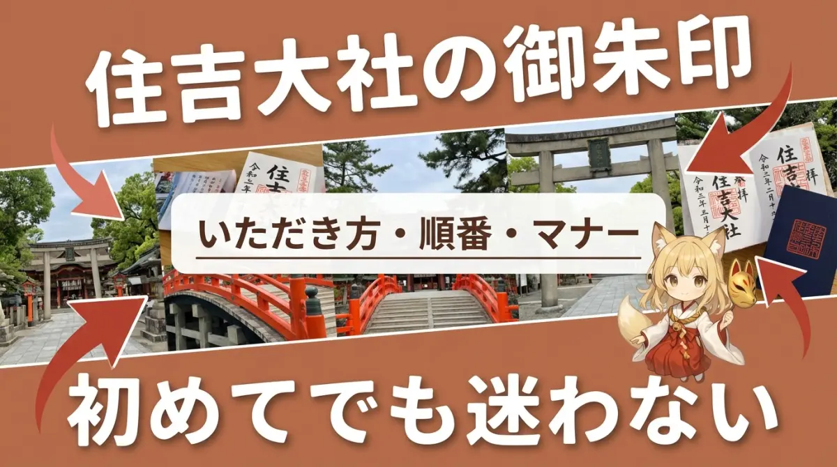 住吉大社の御朱印｜いただき方・順番・注意点